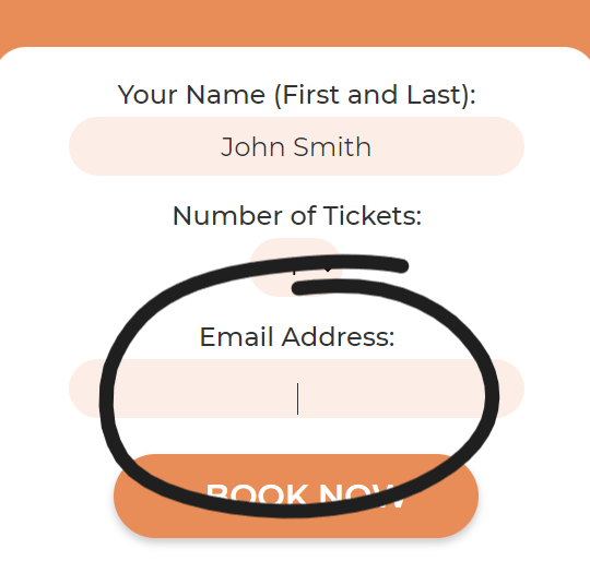 watch text field circled